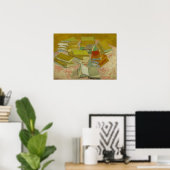 Van Gogh - Piles französischer Romane Poster (Heimbüro)