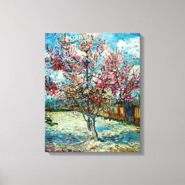 Van Gogh - Pink Peach Tree Leinwanddruck