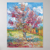 Van Gogh - Pink Peach Trees Poster (Vorne)