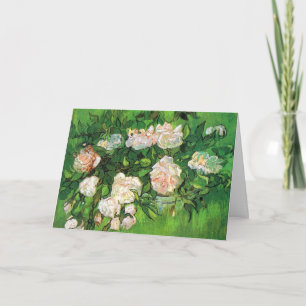 Van Gogh - Pink Roses Karte