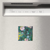 Van Gogh Pink Roses Magnet (In Situ (Geschirrspüler))
