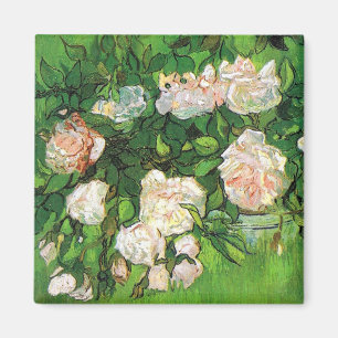 Van Gogh - Pink Roses Magnet
