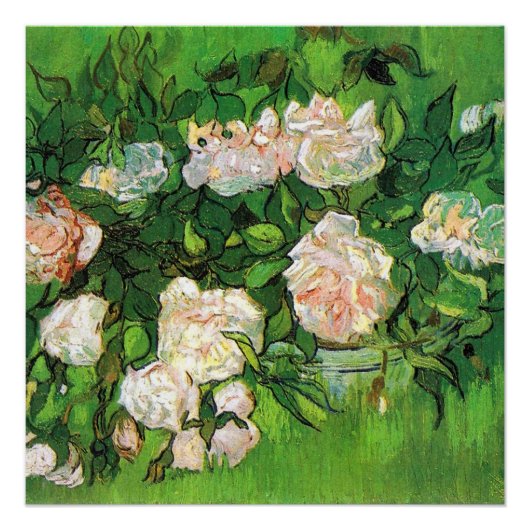 Van Gogh - Pink Roses Poster (Vorderseite)