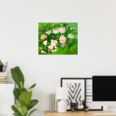 Van Gogh Pink Roses Poster (Heimbüro)
