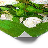 Van Gogh Pink Roses Poster (Ecke)