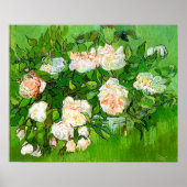 Van Gogh Pink Roses Poster (Vorne)