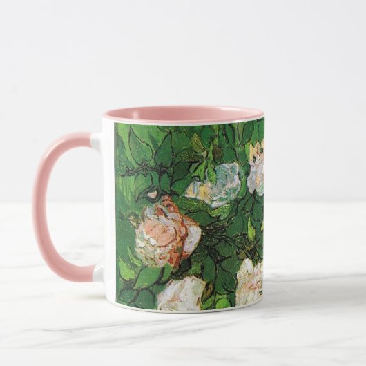 Van Gogh - Pink Roses Tasse (Links)