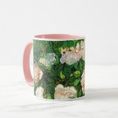 Van Gogh - Pink Roses Tasse (Vorderseite Links)