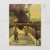 Van Gogh - Piste in Montmarte Postkarte (Vorderseite)