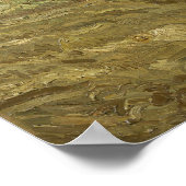 Van Gogh - Plowed Fields ("De Furrows") Poster (Ecke)