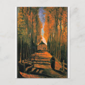 Van Gogh - Poplars im Herbst Postkarte (Vorderseite)