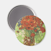 Van Gogh Poppies Magnet (Vorderseite/Rückseite)