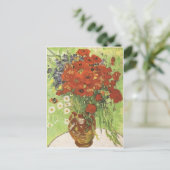 Van Gogh Poppies Postkarte (Stehend Vorderseite)