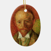 Van Gogh Portrait des Kunsthändlers Alexander Reid Keramikornament (Hinten)