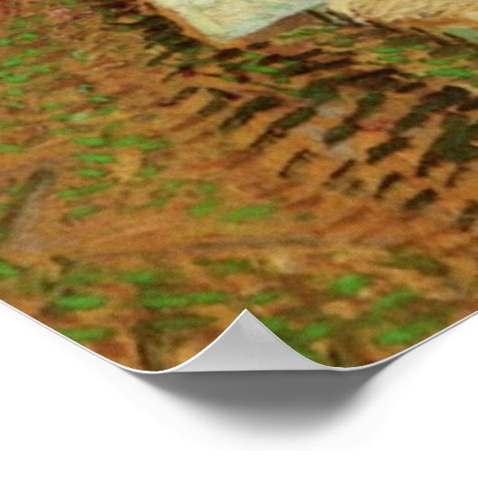 Van Gogh Portrait des Kunsthändlers Alexander Reid Poster (Ecke)