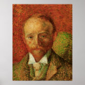 Van Gogh Portrait des Kunsthändlers Alexander Reid Poster (Vorne)