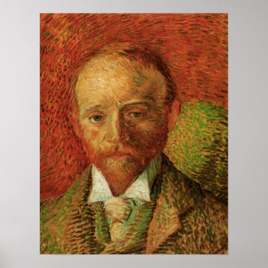 Van Gogh Portrait des Kunsthändlers Alexander Reid Poster (Vorne)