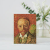 Van Gogh Portrait des Kunsthändlers Alexander Reid Postkarte (Stehend Vorderseite)