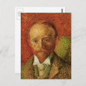 Van Gogh Portrait des Kunsthändlers Alexander Reid Postkarte (Vorne/Hinten)