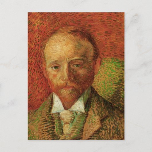 Van Gogh Portrait des Kunsthändlers Alexander Reid Postkarte (Vorderseite)