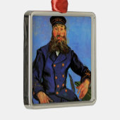 Van Gogh, Portrait des Postmanns Joseph Roulin Ornament Aus Metall (Rechts)