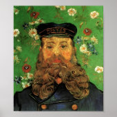 Van Gogh - Portrait des Postmanns Joseph Roulin Poster (Vorne)