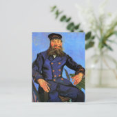 Van Gogh, Portrait des Postmanns Joseph Roulin Postkarte (Stehend Vorderseite)