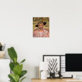 Van Gogh - Portrait eines jungen Bauern Poster (Heimbüro)