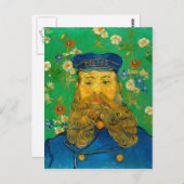 Van Gogh Portrait Postman Joseph Roulin (F439) Postkarte (Vorne/Hinten)