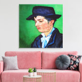 Van Gogh Portrait von Armand Roulin Leinwanddruck (Insitu (Wohnzimmer))