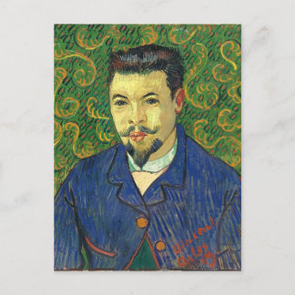 Van Gogh | Portrait von Dr. Félix Rey | 1889 Postkarte