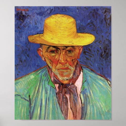 Van Gogh - Portrait von Patience Escalier Poster (Vorne)