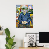 Van Gogh - Portrait von Pere Tanguy, Fine Art Poster (Heimbüro)