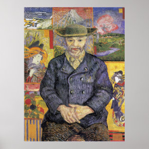 Van Gogh Portrait von Pere Tanguy Post-Impressioni Poster