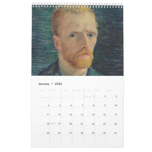 Van Gogh Portraits Kalender (Jan 2026)