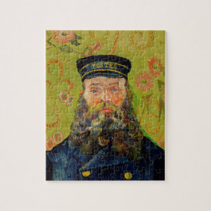 Van Gogh Postbote. Porträt Impressionismus Kunst Puzzle