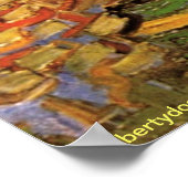 Van Gogh Posters - "Houses in Auvers" 1890 - Art Poster (Ecke)