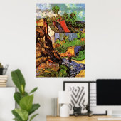 Van Gogh Posters - "Houses in Auvers" 1890 - Art Poster (Heimbüro)