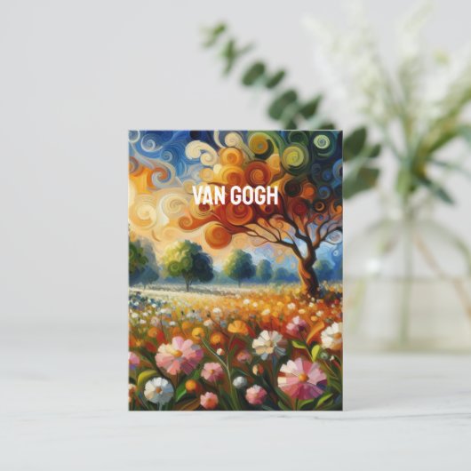 Van Gogh Postkarte (Stehend Vorderseite)