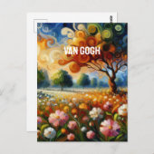 Van Gogh Postkarte (Vorne/Hinten)