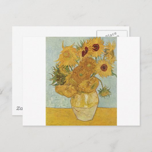 Van Gogh Postkarte (Vorne/Hinten)