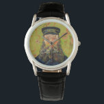 Van Gogh Postman. Portrait Impressionismus Art Armbanduhr<br><div class="desc">Uhr von Van Gogh "The Postman (Joseph Roulin)".</div>