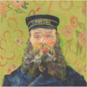 Van Gogh Postman. Portrait Impressionismus Art Aufkleber (Vorderseite)