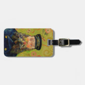 Van Gogh Postman. Portrait Impressionismus Art Gepäckanhänger (Vorderseite horizontal)
