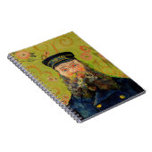 Van Gogh Postman. Portrait Impressionismus Art Notizblock (Rechte Seite)