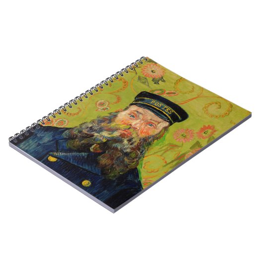 Van Gogh Postman. Portrait Impressionismus Art Notizblock (Linke Seite)