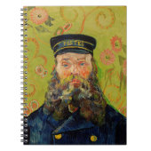 Van Gogh Postman. Portrait Impressionismus Art Notizblock (Vorderseite)