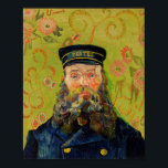 Van Gogh Postman. Portrait Impressionismus Art Poster<br><div class="desc">Das Poster von Van Gogh "The Postman (Joseph Roulin)".</div>