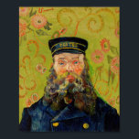 Van Gogh Postman. Portrait Impressionismus Art Poster<br><div class="desc">Das Poster von Van Gogh "The Postman (Joseph Roulin)".</div>