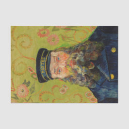 Van Gogh Postman. Portrait Impressionismus Art Seidenpapier